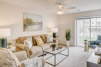 Living Area at Patriot Point Apartment Homes, Spring Lake North Carolina 